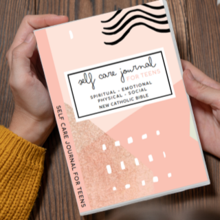 Empowering teen journal for spiritual, emotional, and physical well-being – Christian-based with New Catholic Version verses