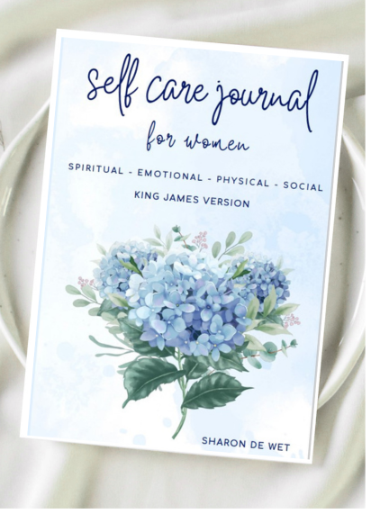Women’s self-care journal with holistic KING JAMES VERSION prompts 